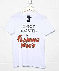 Thumbnail for I Got Toasted At Flaming Moes Mens Graphic T-Shirt 8Ball