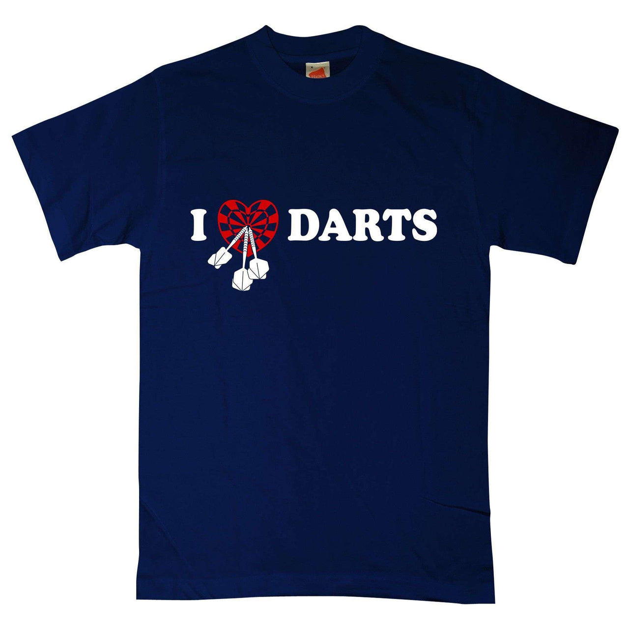 I Heart Darts Mens Graphic T-Shirt 8Ball
