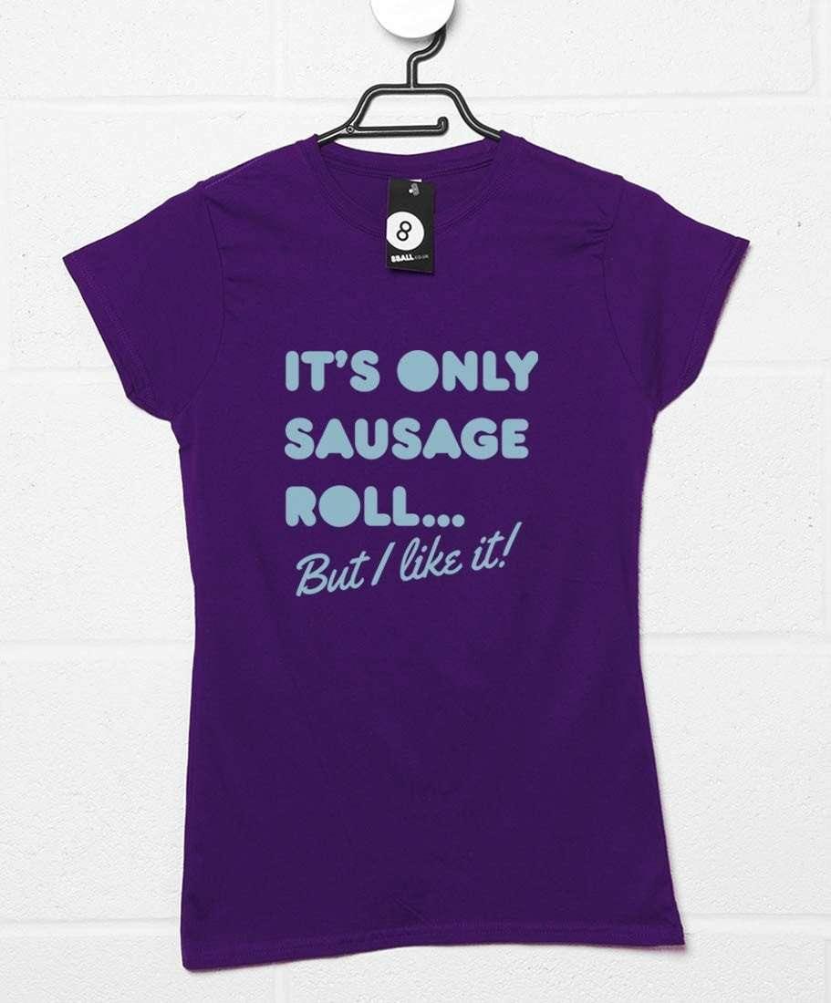 I Like Sausage Roll Womens T-Shirt 8Ball