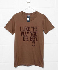 Thumbnail for I Like The Way You Die Boy Mens Graphic T-Shirt, Inspired By Django Unchained 8Ball