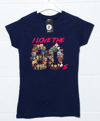 Thumbnail for I Love The 80's Fitted Womens T-Shirt 8Ball