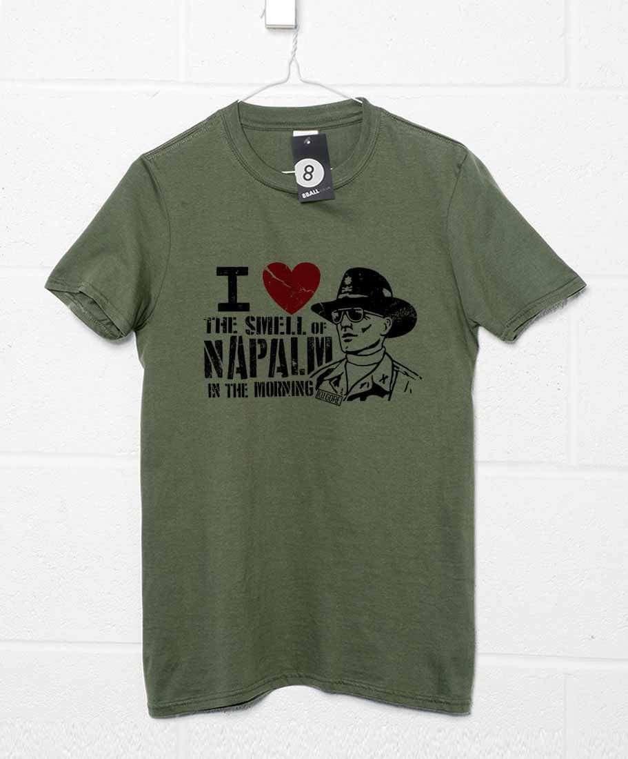 I Love The Smell of Napalm Unisex T-Shirt, Inspired By Apocalypse Now 8Ball