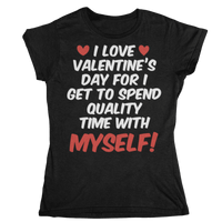 Thumbnail for I Love Valentines Day Womens Style T-Shirt 8Ball