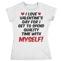 Thumbnail for I Love Valentines Day Womens Style T-Shirt 8Ball