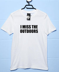 Thumbnail for I Miss the Outdoors Video Conference Unisex T-Shirt For Men And Women 8Ball