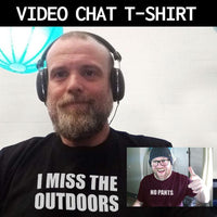 Thumbnail for I Miss the Outdoors Video Conference Unisex T-Shirt For Men And Women 8Ball