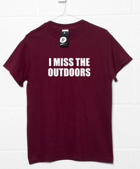 Thumbnail for I Miss the Outdoors Video Conference Unisex T-Shirt For Men And Women 8Ball