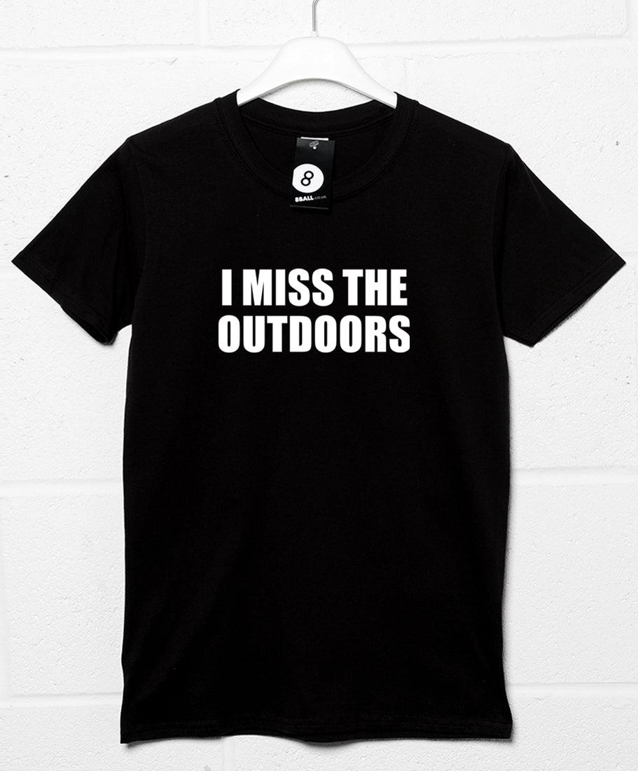 I Miss the Outdoors Video Conference Unisex T-Shirt For Men And Women 8Ball