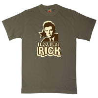 Thumbnail for I Roll With Rick Unisex T-Shirt For Men And Women 8Ball