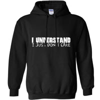 Thumbnail for I Understand I Just Dont Care Hoodie For Men and Women 8Ball