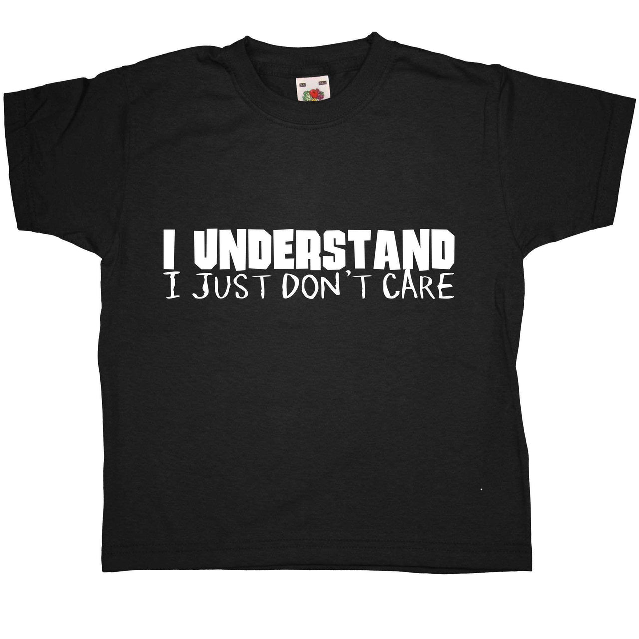I Understand I Just Dont Care Kids Graphic T-Shirt 8Ball