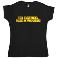 Thumbnail for I'd Rather Kiss A Wookie Womens T-Shirt 8Ball