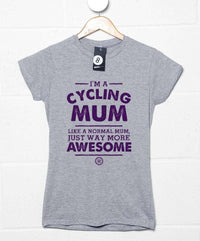 Thumbnail for I'm A Cycling Mum Womens Fitted T-Shirt 8Ball