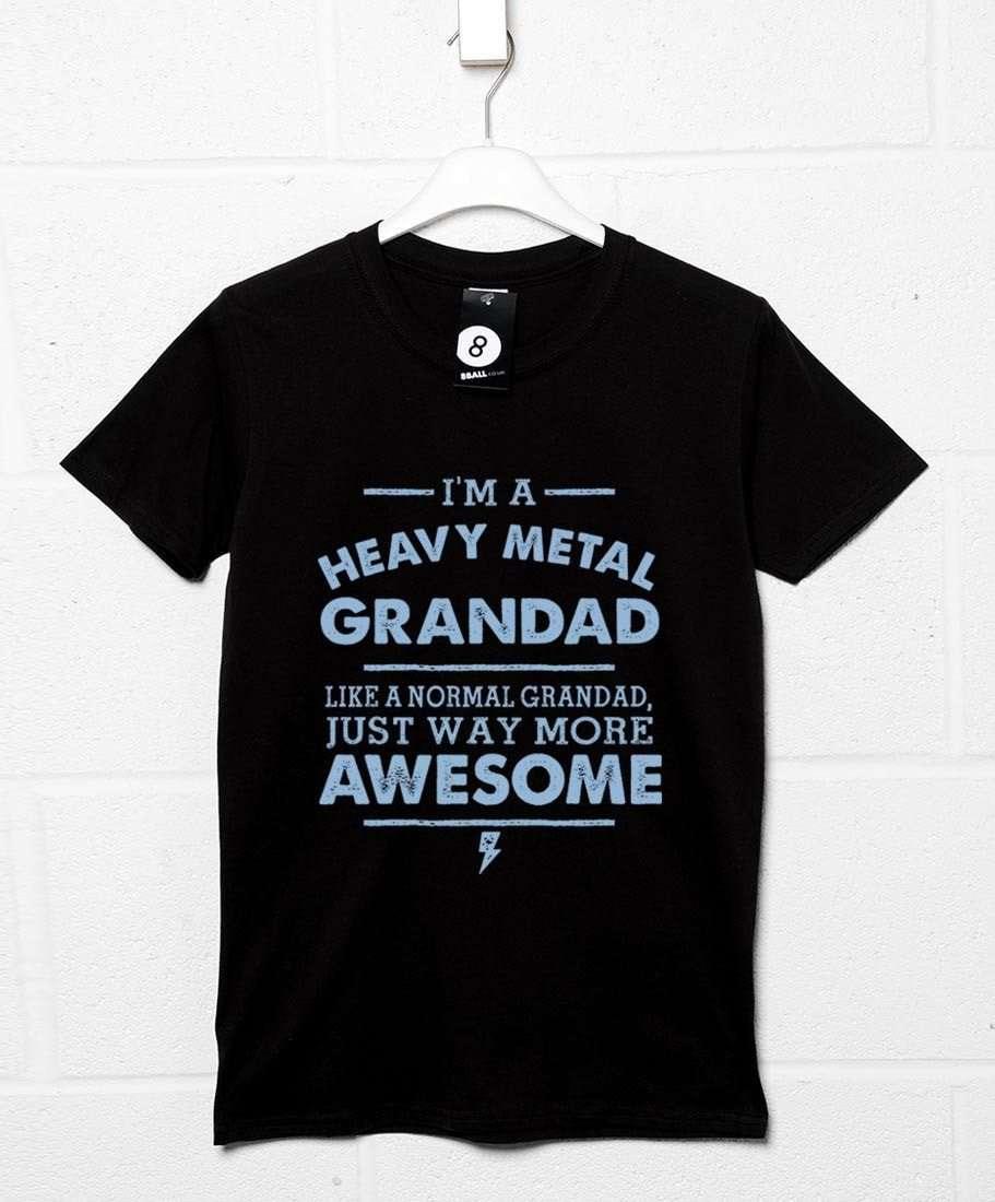 I'm A Heavy Metal Grandad T-Shirt For Men 8Ball