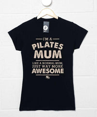 Thumbnail for I'm A Pilates Mum Fitted Womens T-Shirt 8Ball