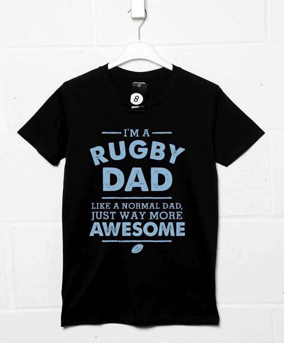 I'm A Rugby Dad Mens Graphic T-Shirt 8Ball