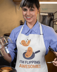 Thumbnail for I'm Flipping Awesome Pancake Day Cotton Kitchen Apron 8Ball