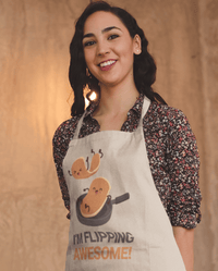 Thumbnail for I'm Flipping Awesome Pancake Day Cotton Kitchen Apron 8Ball