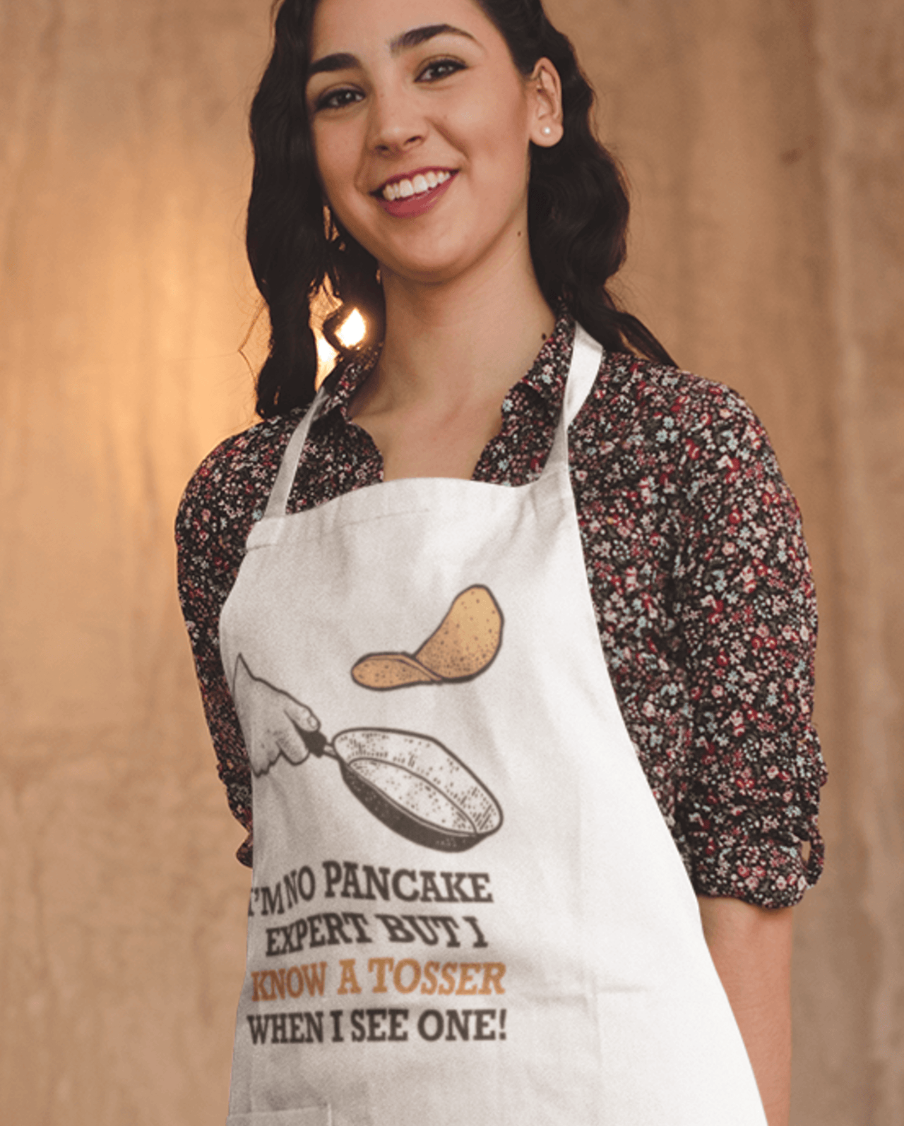 I'm No Pancake Expert Pancake Day Cotton Kitchen Apron 8Ball