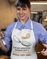 Thumbnail for I'm No Pancake Expert Pancake Day Cotton Kitchen Apron 8Ball