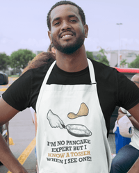 Thumbnail for I'm No Pancake Expert Pancake Day Cotton Kitchen Apron 8Ball