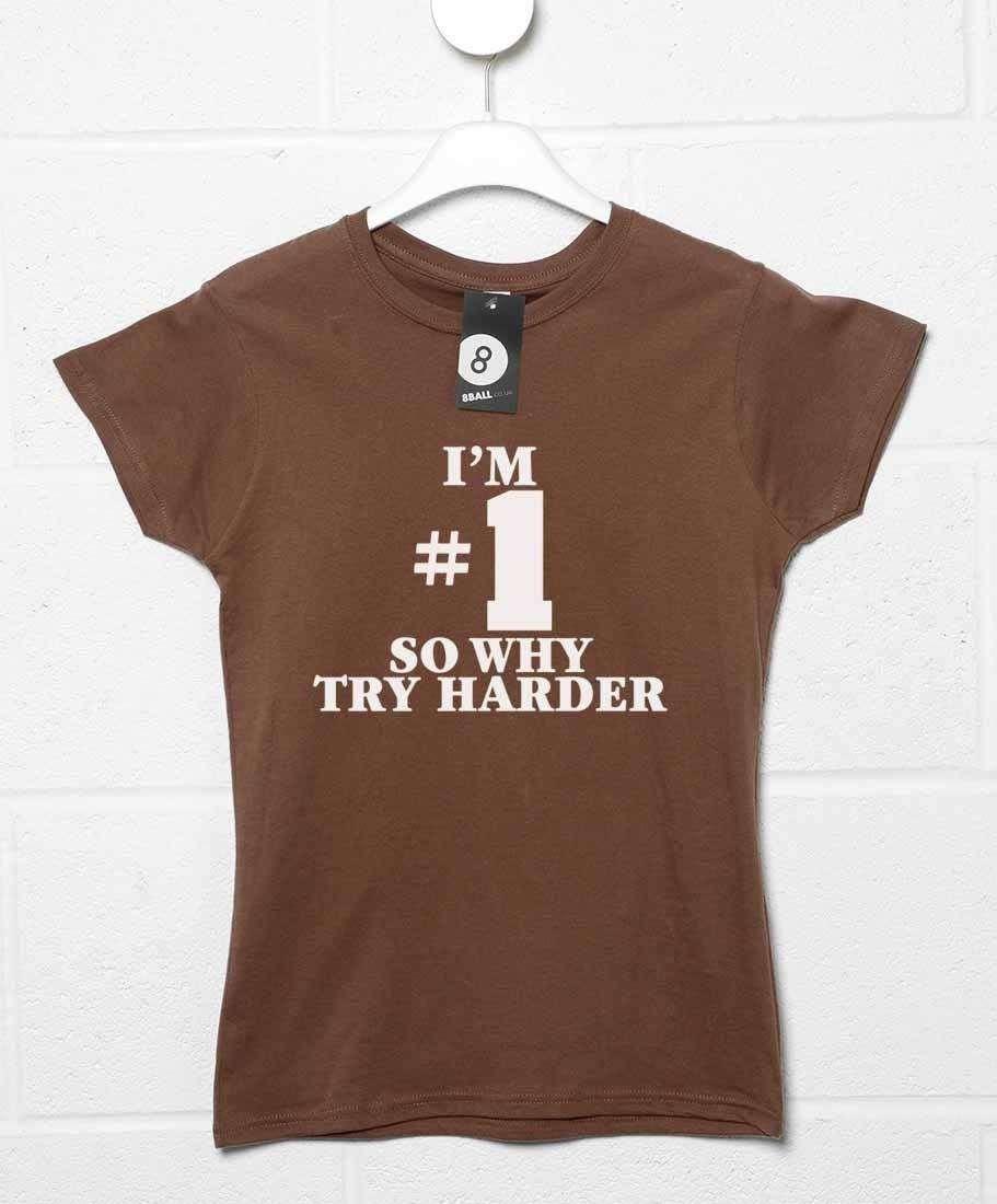 I'm Number 1 Womens Fitted T-Shirt, Inspired By Fat Boy Slim 8Ball