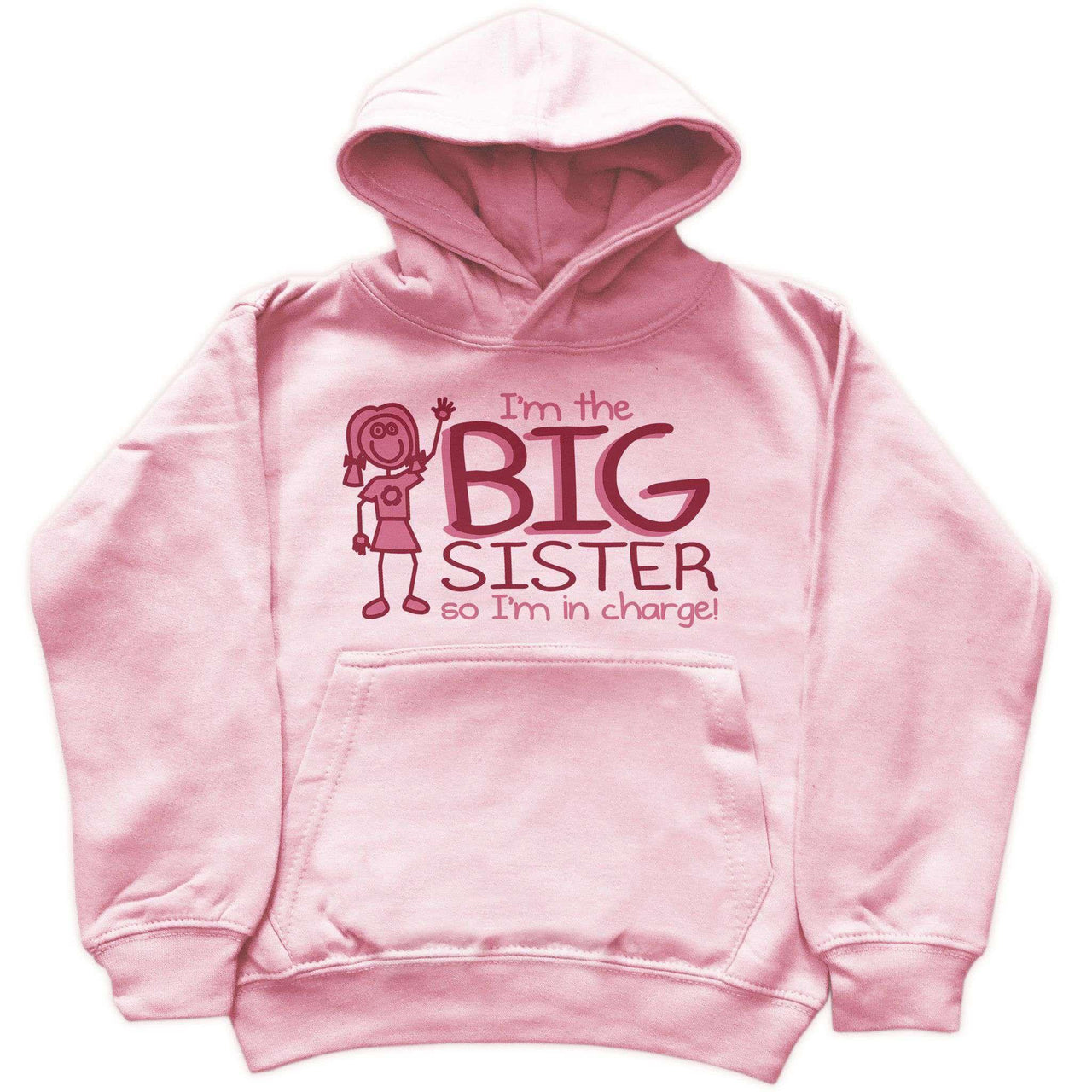 I'm The Big Sister Kids Hoodie For Men and Women 8Ball