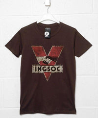 Thumbnail for INGSOC Distressed Logo Graphic T-Shirt For Men 8Ball