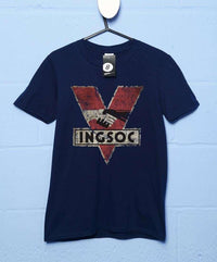 Thumbnail for INGSOC Distressed Logo Graphic T-Shirt For Men 8Ball