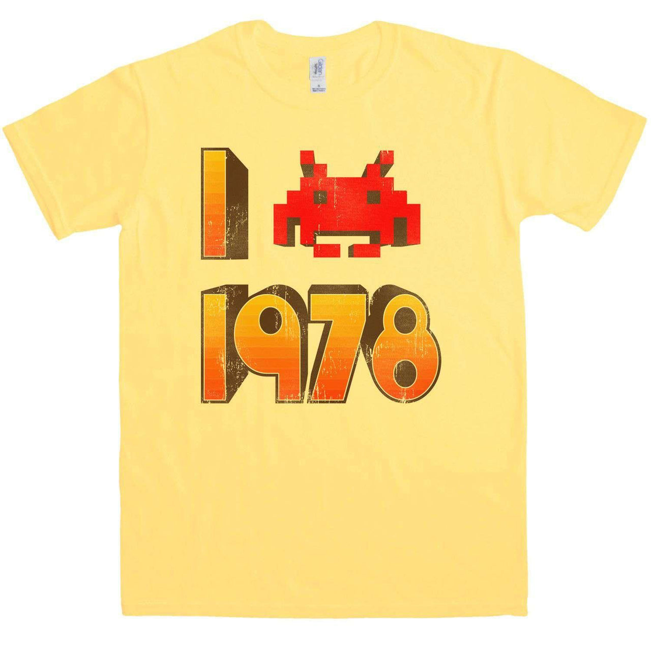 Invader I Heart 1978 Mens Graphic T-Shirt 8Ball