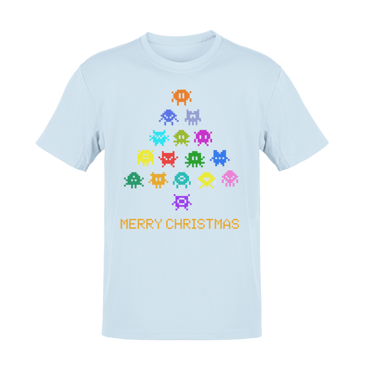 Invaders Christmas Tree Childrens Graphic T-Shirt 8Ball