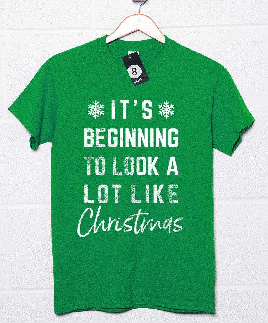 It's Beginning to Look a Lot Like Christmas Unisex T-Shirt For Men And Women 8Ball