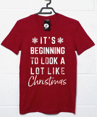 Thumbnail for It's Beginning to Look a Lot Like Christmas Unisex T-Shirt For Men And Women 8Ball
