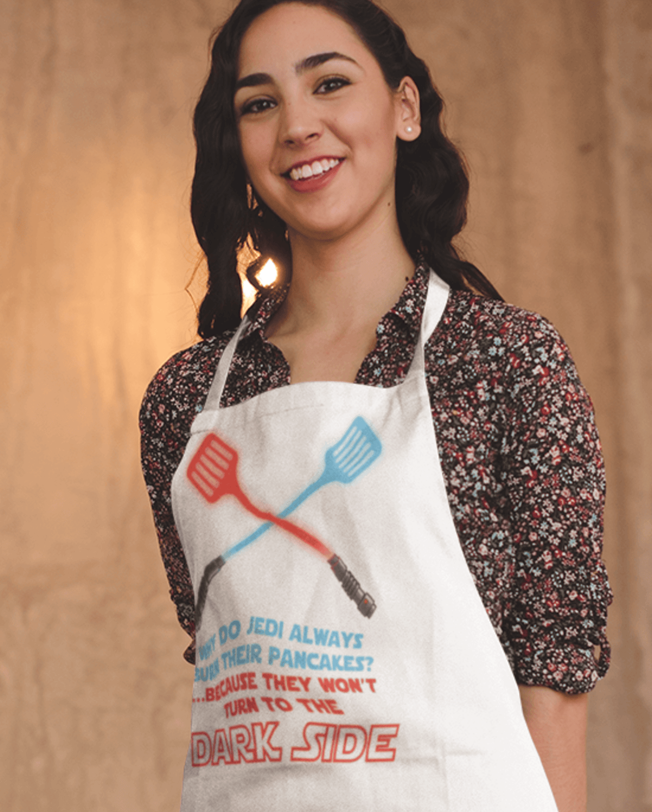 Jedi, Dark Side Pancakes Pancake Day Cotton Kitchen Apron 8Ball