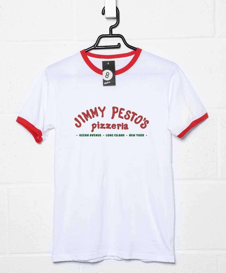 Jimmy Pesto's Pizzeria Ringer Unisex T-Shirt For Men And Women 8Ball