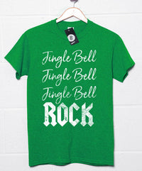 Thumbnail for Jingle Bell ROCK Christmas Slogan Mens Graphic T-Shirt 8Ball