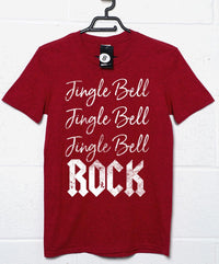 Thumbnail for Jingle Bell ROCK Christmas Slogan Mens Graphic T-Shirt 8Ball