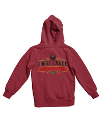 Thumbnail for Jingle Juice Colour Back Printed Christmas Unisex Hoodie 8Ball