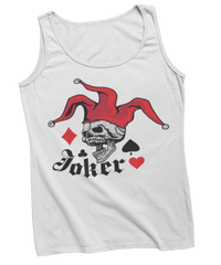 Thumbnail for Joker Skull Tattoo Design Adult Womens Vest Top 8Ball