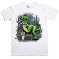 Thumbnail for Jurassic Rex Mens Graphic T-Shirt 8Ball