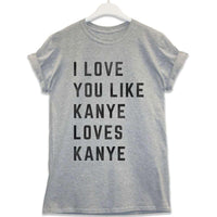 Thumbnail for Kanye Loves Kanye Graphic T-Shirt For Men 8Ball