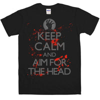 Thumbnail for Keep Calm And Aim For The Head Unisex T-Shirt 8Ball