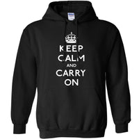 Thumbnail for Keep Calm And Carry On Unisex Hoodie 8Ball