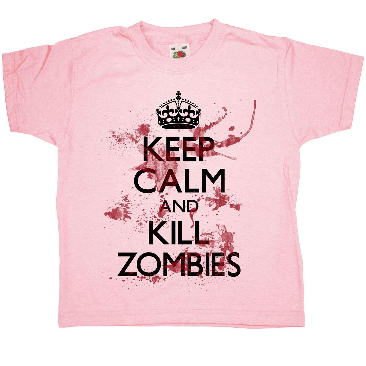 Keep Calm And Kill Zombies Kids Graphic T-Shirt 8Ball