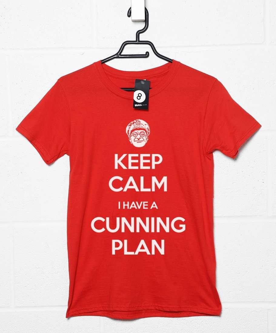 Keep Calm I Have a Cunning Plan Mens Graphic T-Shirt 8Ball