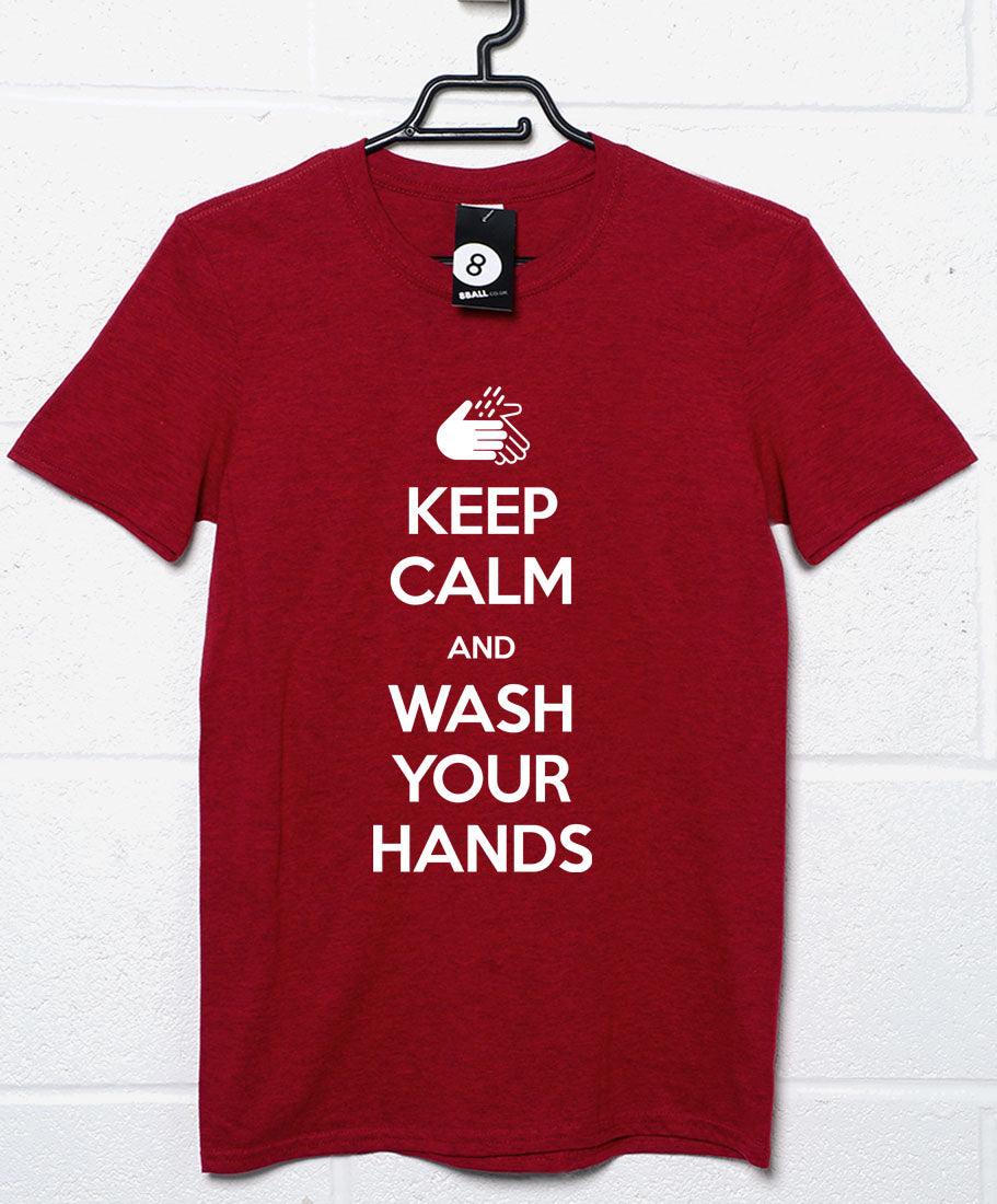 Keep Calm and Wash Your Hands Unisex T-Shirt 8Ball