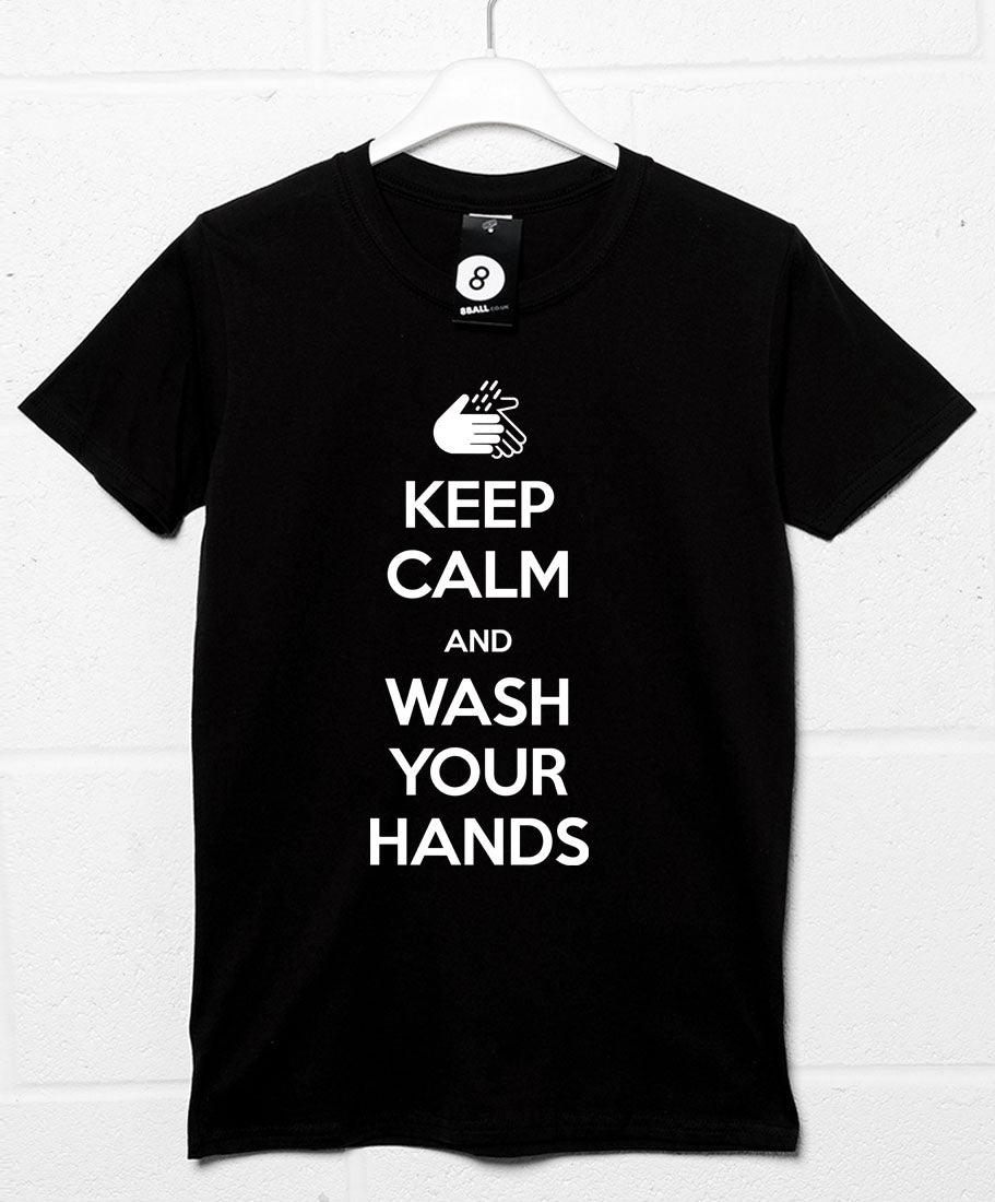 Keep Calm and Wash Your Hands Unisex T-Shirt 8Ball