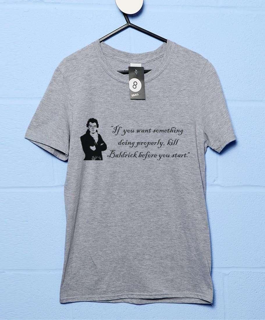 Kill Baldrick First Graphic T-Shirt For Men 8Ball