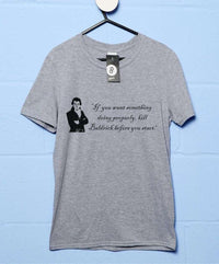 Thumbnail for Kill Baldrick First Graphic T-Shirt For Men 8Ball