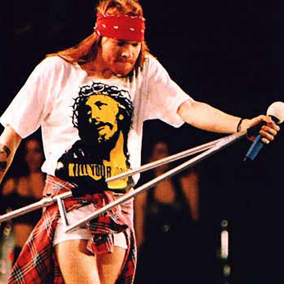 Kill Your Idols T-Shirt For Men As Worn By Axl Rose 8Ball